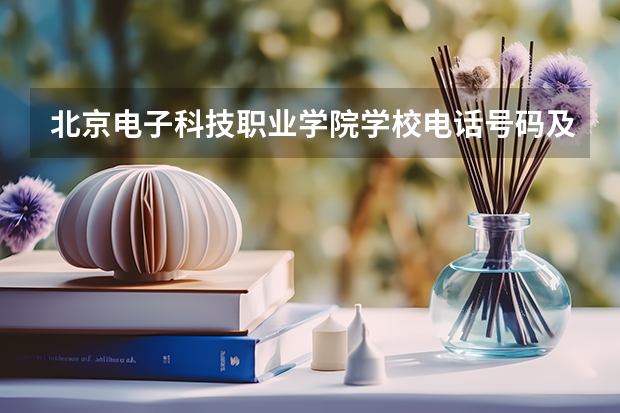 北京电子科技职业学院学校电话号码及介绍