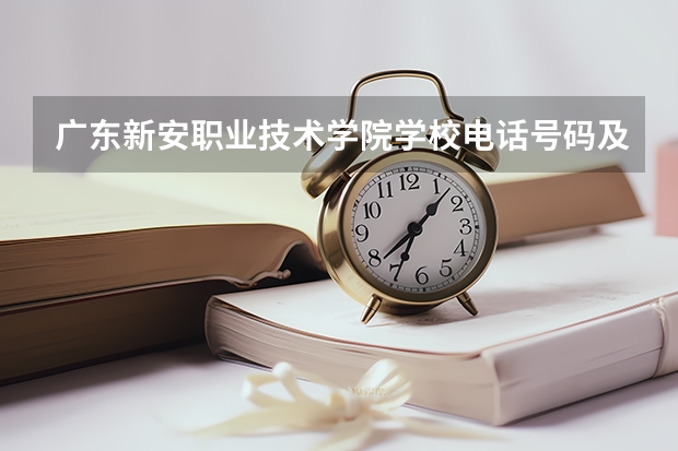广东新安职业技术学院学校电话号码及介绍
