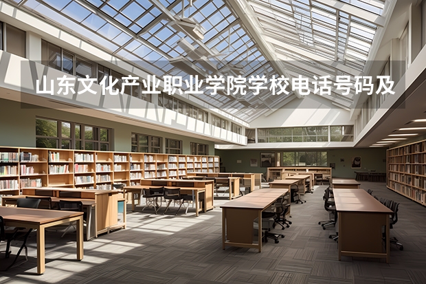 山东文化产业职业学院学校电话号码及介绍