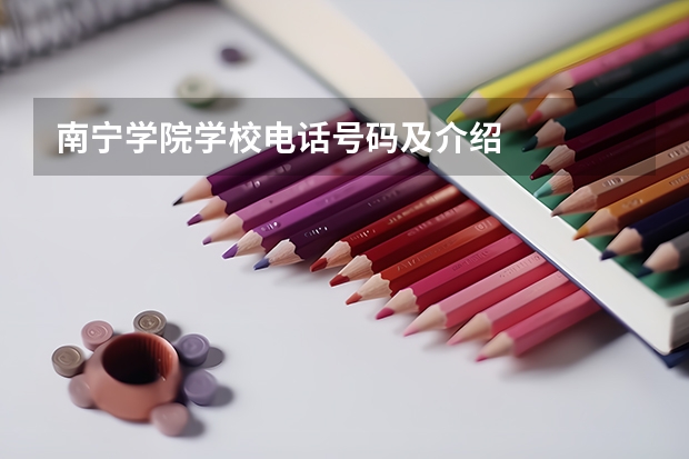 南宁学院学校电话号码及介绍