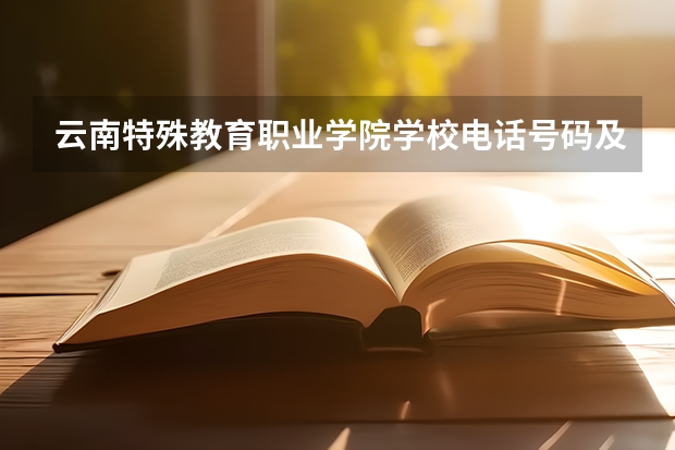 云南特殊教育职业学院学校电话号码及介绍