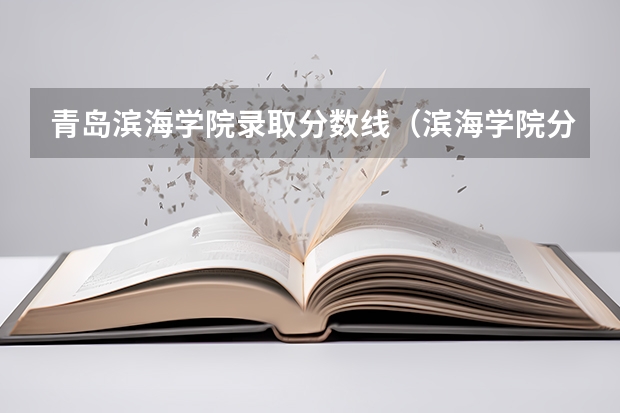 青岛滨海学院录取分数线（滨海学院分数线）