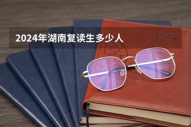 2024年湖南复读生多少人