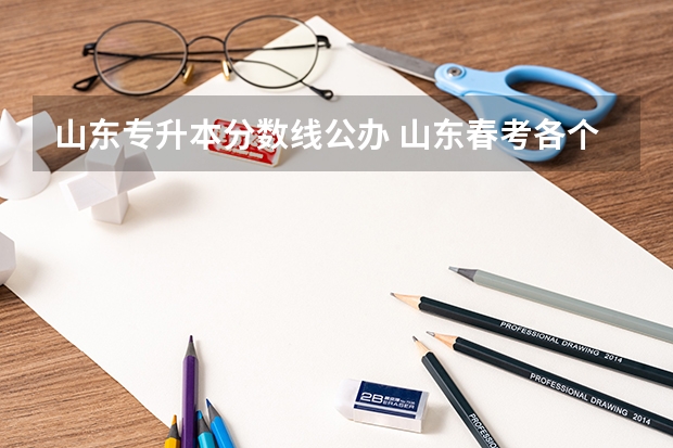 山东专升本分数线公办 山东春考各个学校专科分数线