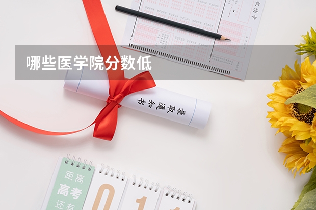 哪些医学院分数低