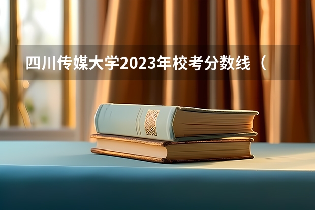 四川传媒大学2023年校考分数线（中国传媒大学播音主持高考分数线）