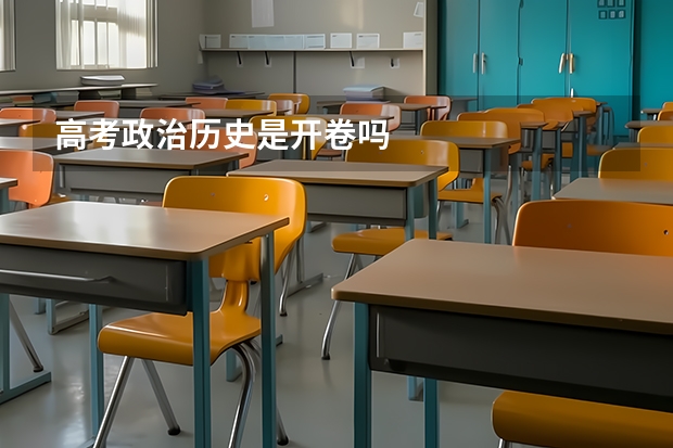 高考政治历史是开卷吗