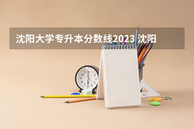 沈阳大学专升本分数线2023 沈阳大学录取分数线文科最低线的专业