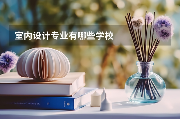 室内设计专业有哪些学校