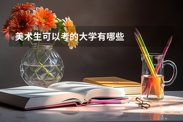 美术生可以考的大学有哪些