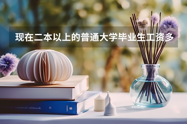 现在二本以上的普通大学毕业生工资多少？