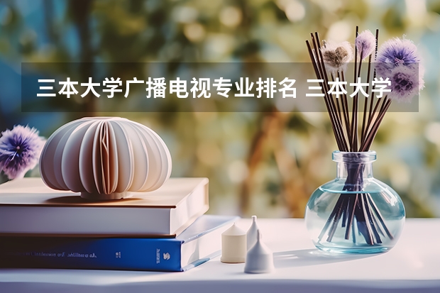三本大学广播电视专业排名 三本大学排名榜 全国最好的三本学校