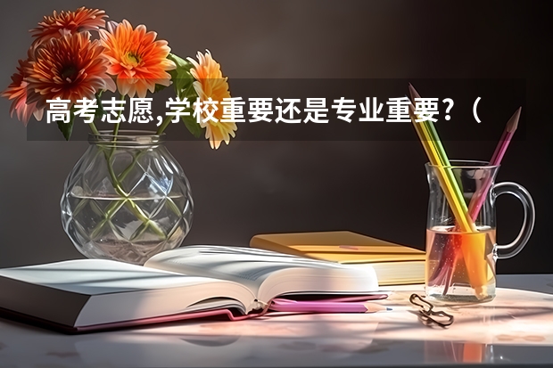 高考志愿,学校重要还是专业重要?（上大学，选对专业重要，还是选好学校重要？）