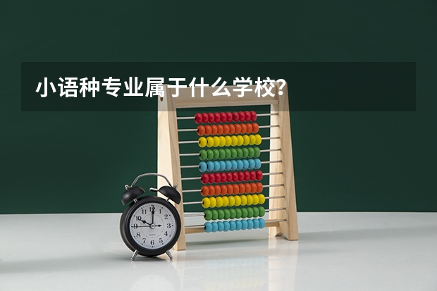 小语种专业属于什么学校？
