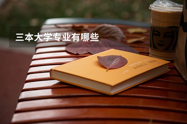 三本大学专业有哪些