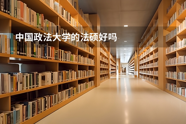 中国政法大学的法硕好吗