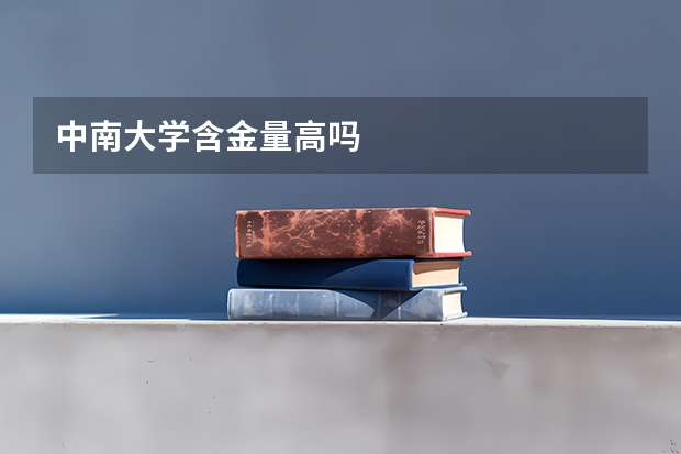 中南大学含金量高吗