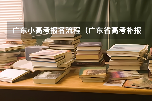 广东小高考报名流程（广东省高考补报名流程）