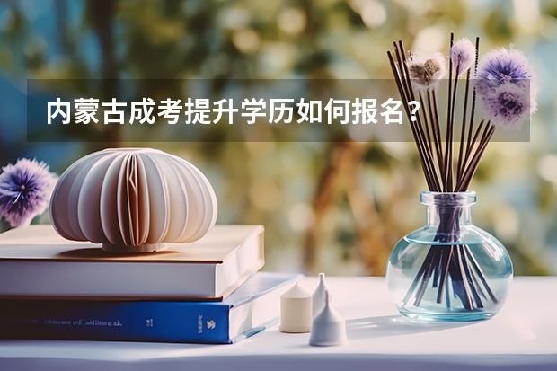 内蒙古成考提升学历如何报名？