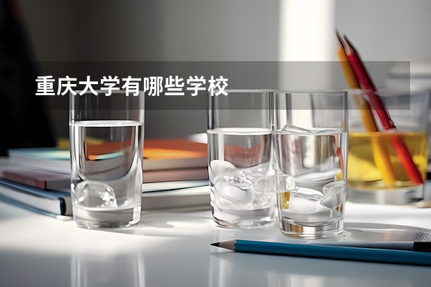 重庆大学有哪些学校