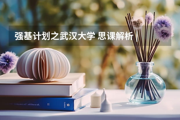 强基计划之武汉大学 思课解析 | 全面复盘2023武汉大学强基计划整体情况