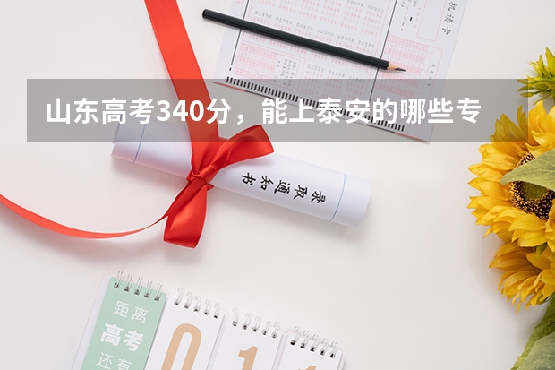 山东高考340分，能上泰安的哪些专科学校，不错的，统招的？？