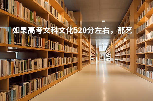 如果高考文科文化520分左右,那艺术得多少分才能上六大美院