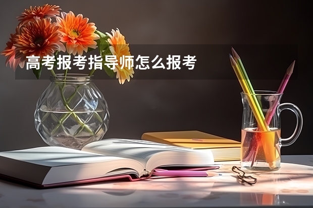 高考报考指导师怎么报考