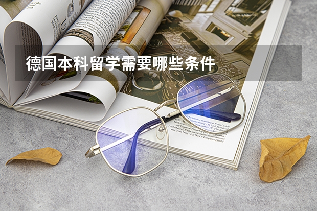 德国本科留学需要哪些条件