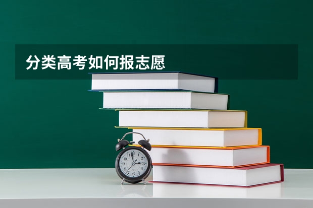 分类高考如何报志愿