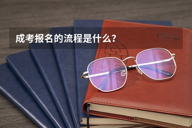 成考报名的流程是什么？