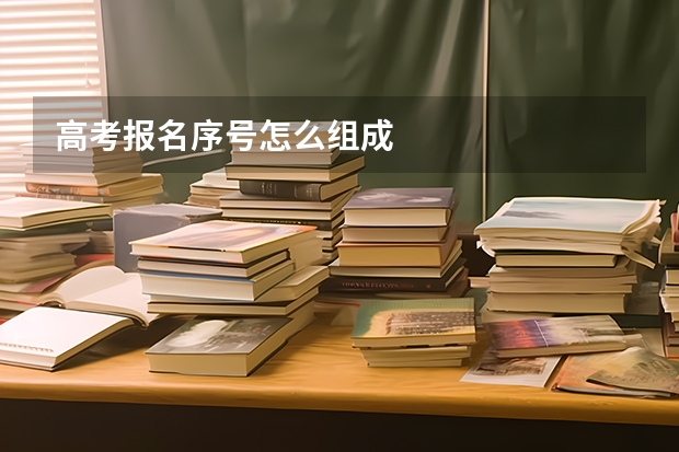 高考报名序号怎么组成