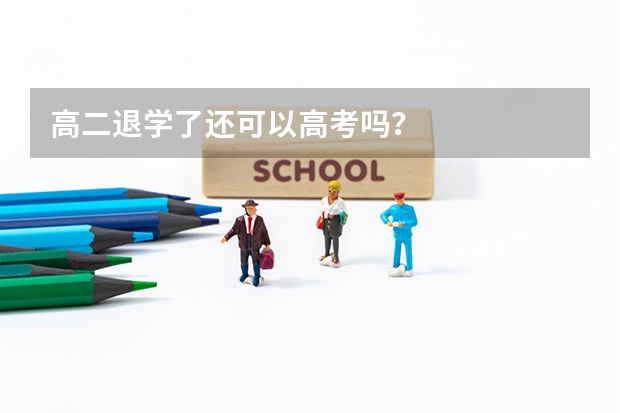 高二退学了还可以高考吗？